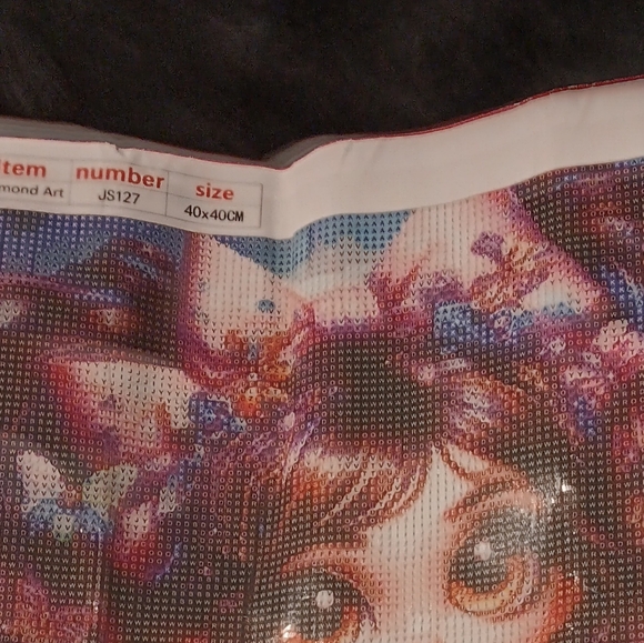 Colorful Girl Diamond Painting Kit 40x40 - Picture 4 of 5